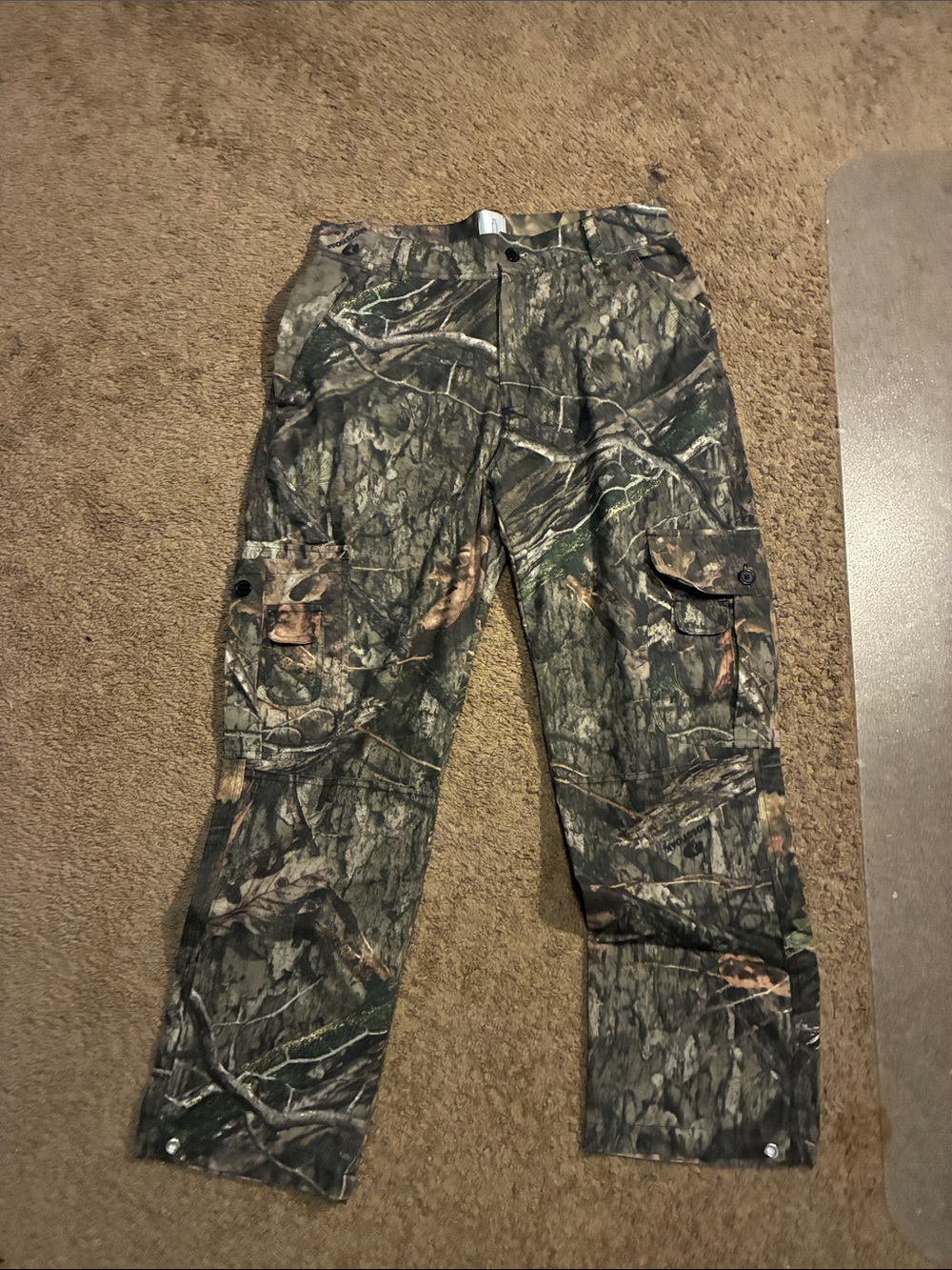 Men's Camouflage Cargo Pants - Green Camo